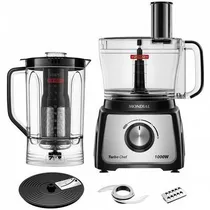 Procesador de Alimentos Mondial Turbo Chef MPN-01-BF + Licuadora + Extractor de Jugo 220V