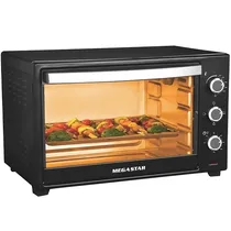 Forno Elétrico Megastar HA602 de 60 Litros 220V ~ 50HZ - Preto/Prata
