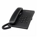 Telefone Panasonic KX-TS500LX1B com Fio - Preto