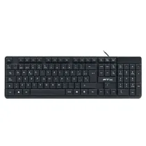Teclado FTX K87 USB / Espanhol - Preto
