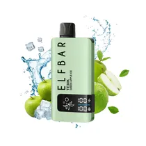 Elfbar Vaper Desechable TE30000 30000PUFF Green Apple Ice