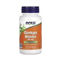 Vitamina Now Ginkgo Biloba 60MG 120 Cápsulas