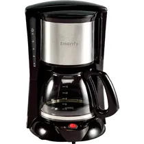 Cafeteira Elétrica Smartfy CAFE02 900W 1,2L 110V/60HZ Preta