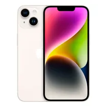 Apple iPhone 14 256GB LL A2649 Tela Super Retina XDR 6.1 Dual Cam 12+12MP/12MP Ios 16 - Starlight (Esim)