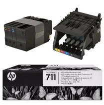 Tinta HP 711 C1Q10A Kit Cabezal T120/T520