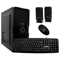 Gabinete Kit Satellite K731 Fonte 200W / Speaker / Mouse / Teclado Português - Preto