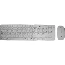 Mtek Teclado + Mouse KM-5197W Wireless Portugués Blanco