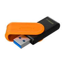 Pendrive Kingston Datatraveler Exodia s DTXS-256GB - 256GB - Preto e Laranja