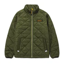 Campera Caterpillar Mediumweight Insulated Quilted Verde Masculino