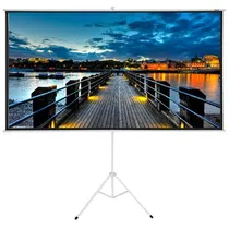 Tela de Projeção Quanta QTTLM72 de 120" com Tripé - Branco