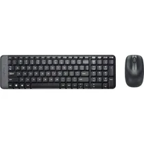 Logitech Teclado + Mouse Wireless MK220 920-004430 Esp Negro