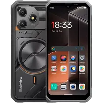 Celular Smartphone Blackview Fort 100 / Dual Sim / 128GB / 8GB Ram / 6.56" / 16-13MP / Android 16 - Cosmic Black