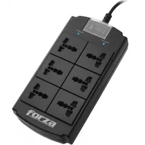 Filtro de Linha Protetor de Voltagem FSP-06MN 1080JOULES com 6 Tomadas 1800W/Bivolt - Preto