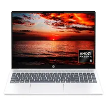 Notebook HP Omnibook 5 16-AG1000NR Ai 16" AMD Ryzen 5 340 512GB SSD 16GB Ram - Prata
