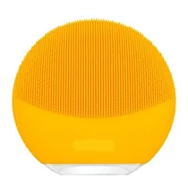 Mini Massageador Facial Pearl Amarelo