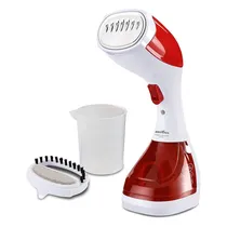 Passadeira A Vapor Britânia BVP02V Pet - 1100W - Tanque 180ML - 220V - Branco e Vermelho