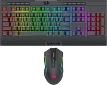 Teclado e Mouse Sem Fio Gaming Redragon S151-Pro Preto (Inglês)