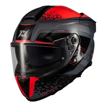 Capacete Axxis Hawk SV Evo Dark Justice C4 - Fechado - Tamanho M - com Óculos Interno - Matt