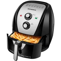 Fritadeira Elétrica Air Fryer Mondial Mega Family AFN-80BI - 1900W - 8L - 220V 50/60HZ - Preto
