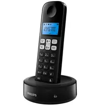 Telefone Sem Fio Philips D131 D1311B/77 com Identificador de Chamadas - Preto