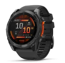 Garmin Relógio Fenix 8 51MM Amoled Slate Gray Pulseira Black 010-02905-00