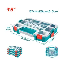 Caja para Herramientas Total TPBX1151 29X37CM Turquesa