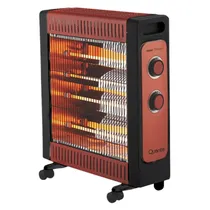 Aquecedor Elétrico Quanta QTEEC220 Quartzo 2200W 127V - Vermelho