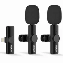 Microfone Sem Fio Satellite A-MK232 Lightning - Preto