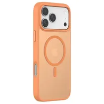 Devia Capa iPhone 17 Pro Max Pino Series Magnetic Orange