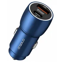 Carregador Veicular A'Gold Pro CJ13-4 Turbo USB-A/USB-C 60W - Azul