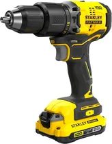 Parafusadeira/Furadeira de Impacto Sem Escovas Stanley SBD715C2K-B2 20V - 220V/50HZ