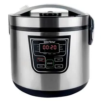 Panela Elétrica de Arroz Interbras A10 5L 900W - Prata/Preto