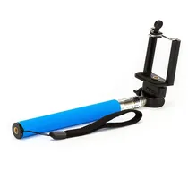 Selfie Bastão BT-004B Azul com Zoom Bluetooth