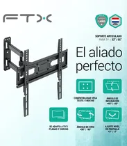 Soporte p/TV FTX FTX78-443 32 A 55 35KG Articulado Inclinable 15°/Giro 90°