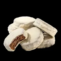 Alfajor Dona Chola Recheio Doce de Leite Cobertura Chocolate Branco 60G