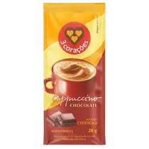 Cappuccino Chocolate 3 Corações Sachê 20G
