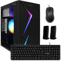 PC Montado Intel Core i3 4170 de 3.7GHZ / 8GB de Ram / 128GB SSD + Mouse / Speaker / Teclado - Preto