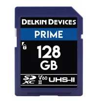 Cartão de Memória Delkin SDXC 128GB Prime 1900X Uhs-II V60