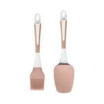 Pincel Y Espátula de Silicona Cookstyle SLL-1393 Crema - Blanco