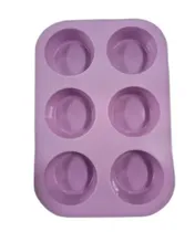 HC Utensilio Model de Silicona para Muffin Rosa