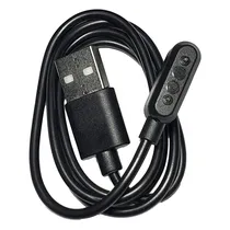 Carregador FTX 2 Pinos para Smartwatch G12 - Preto