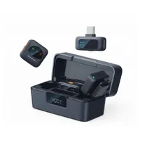 Microfono Lapela Sate p/Cel A-MK205 2MIC USB-C/Lighting Wireless