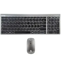 Smartfy Teclado + Mouse Wireless TW02B Port Space Grey