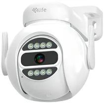 Câmera de Segurança IP 4LIFE Outdoor 360 Smart FLD8G 4MP 3.6MM Wi-Fi (Caixa Feia)