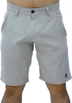 Short de Golfe Joog Poliéster Cinza Claro - Masculino