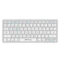 Teclado FTX FTXB1000/Bluetooth/Ultra Slim/Esp Plata