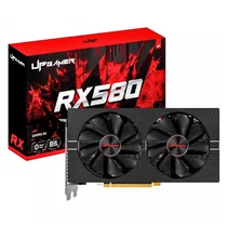 Placa de Vídeo Up Gamer AMD Radeon RX-580 8GB DDR5 - UPRX5808GBK