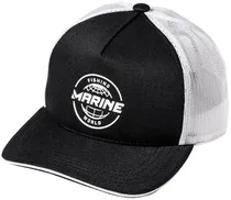 Boné Marine Sports Fishing World - Preto/Branco