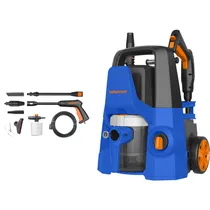 Lavadora de Pressão Wadfow WHP4A16 2 Em 1 - 1600W - 130BAR - 220V - 50/60HZ - Azul
