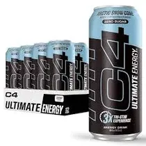 Cellucor Pre Workout C4 Ultimate Lata Arctic Snow Cone Aluminio 16 Oz/473 ML s/C